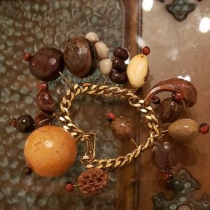1950s Vintage Japanese Tropicalia Bracelet
